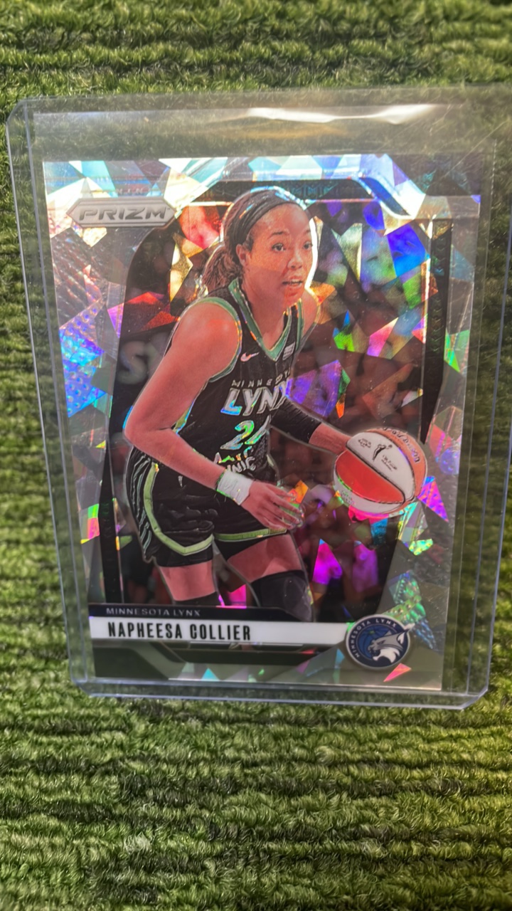 lot 237-A image: 2024 Panini PRIZM Napheesa Collier Cracked ice WNBA LYNX